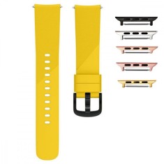 Curea silicon, compatibila Apple Watch 9|8|7|6|5|4|3|2|1 Series, 41mm|40mm|38mm, Galben