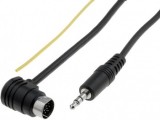 Adaptor Aux Jack 3.5mm Audi Seat Skoda VW 1m Mufa Auxiliara Cablu Audio Navigatie MFD Navi Plus RNS Golf Passat Octavia Superb