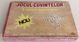Jocul cuvintelor - prima varianta romaneasca de Scrabble, anii 80 Epoca de Aur