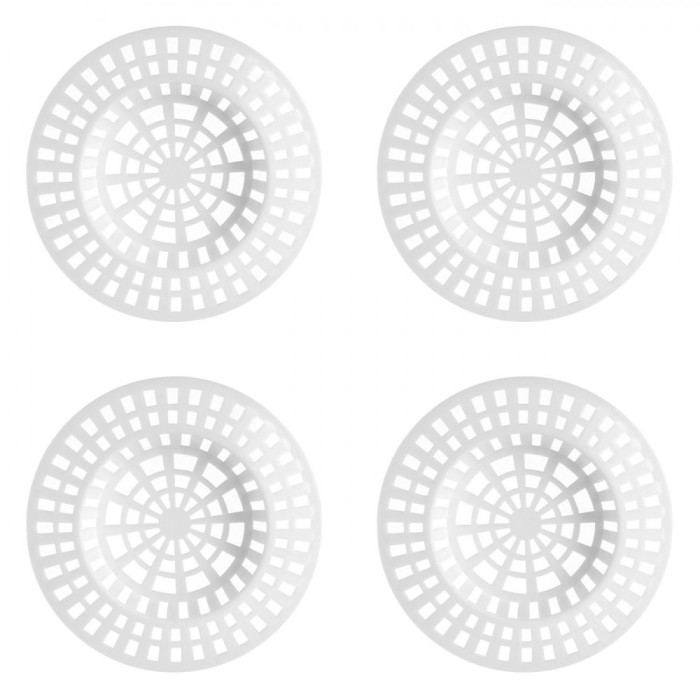 Set Site Chiuvetă, Sifon, 4 Bucăți, Plastic, Alb