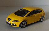 Macheta Seat Leon Cupra 2006 galben - Bburago 1/43 F1, 1:43, Hot Wheels