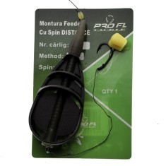 MONTURA METHOD FEEDER PRO FL DISTANCE CU SPIN 7MM 60G CARLIG NR 10