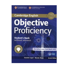 Objective Proficiency Student's Book without Answers with Downloadable Software | Annette Capel, Wendy Sharp