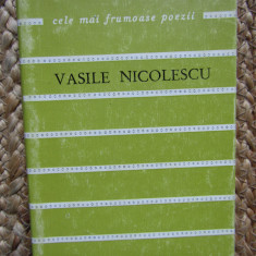 Poeme – Vasile Nicolescu