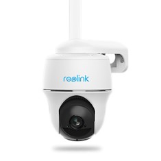 Camera de supraveghere Reolink Go PT Plus cu 4G - LTE, baterie reincarcabila, vizibilitate 360&deg;, detectare Persoana/Vehicul, rezolutie 4 MP