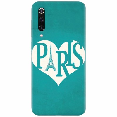 Husa silicon pentru Xiaomi Mi 9, I Love Paris foto