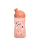 Sticla de apa sport Suavinex 270ml, Roz, pentru copii +12 luni, BPA Free