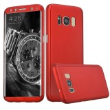 Husa 360 Samsung Galaxy S8, Rosie Mata Premium, Carcasa Full Protectie, PC, Anti-soc