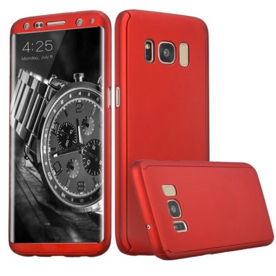 Husa 360&amp;deg; Matte Premium Samsung Galaxy S8, Red foto