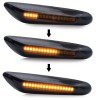Semnalizari dinamice LED BMW E81 E82 E87 E88 E46 E90 E60 E84, set 2 buc, fumurii, plug&amp;play, 3000k, portocaliu, 12V, 5W