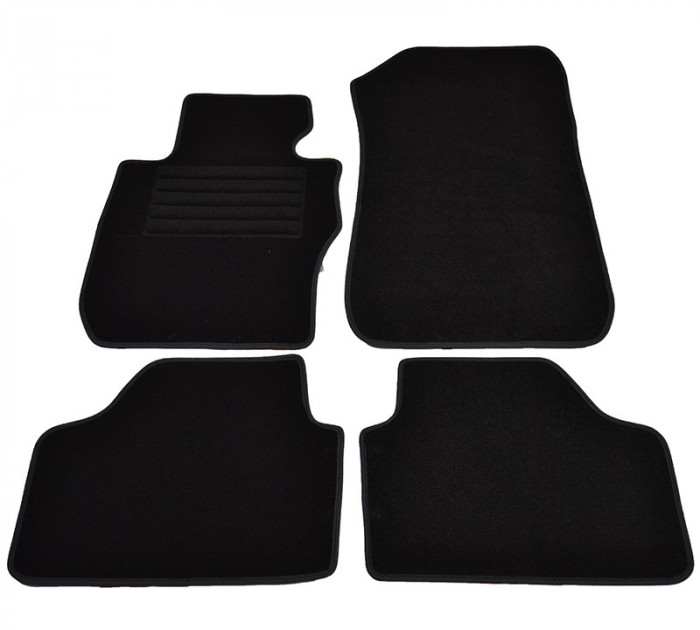 Covorase mocheta BMW X1 E84 10/2009- Negru, set de 4 bucati Kft Auto