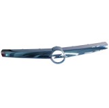 Ornament grila Opel Astra H, 04.2007-12.2012, model: 5 usi, Combi, montare fata, cromat, original