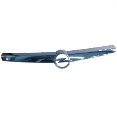 Ornament grila Opel Astra H, 04.2007-12.2012, model: 5 usi, Combi, montare fata, cromat, original