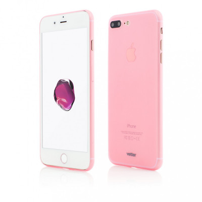 Husa Vetter pentru iPhone 8 Plus, 7 Plus, Clip-On, Ultra Thin Air Series, Pink foto