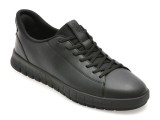 Pantofi sport GEOX negri, U56MAA, din piele ecologica