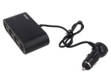 Splitter Auto cu 3 Socluri Brichetă și 2 Porturi USB