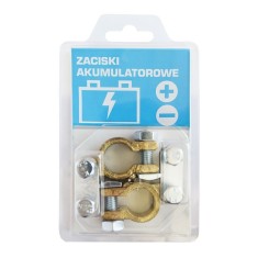 SET BORNE ACUMULATOR TIP UNIVERSAL / MINUS-PLUS - 2P. foto