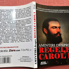 Amintiri despre regele Carol I - Cu o introducere de Sidney Whitman