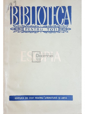 I. C. Chitimia - Esopia (editia 1956) foto