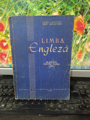 Limba engleză, manual clasa VII, Levițchi și Kufleitner, București 1958, 013 foto