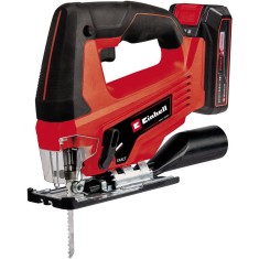 Ferastrau pendular pe acumulator Einhell Power X-Change TC-JS 18 Li, 18 V, functie de cursa pendulara, adaptor de aspiratie, 1 acumulator de 2.5 Ah, i