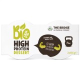 Desert bogat in proteine din fasole fava cu cocos si cacao fara gluten 2x135g, eco