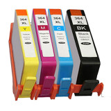 Set 4 cartuse compatibile HP 364XL Black, Cyan, Magenta, Yellow