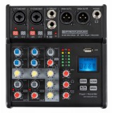 Pronomic B-403 Mini Mixer Bluetooth USB Recording