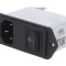 Conector AC C14 4A 250VAC