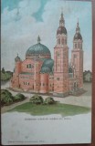 Carte postala, Catedrala ortodoxa romana din Sibiu, 1921