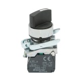 Selector 2 pozitii cu retinere 1NO+1NC, 24V/10A, TB4-BD25 Breckner Germany