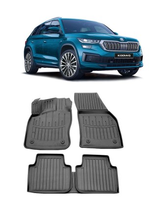 Set Covorase Auto Cauciuc dedicate Skoda Kodiaq (2016-2024) foto