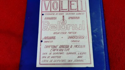 program Relonul Savinesti - U Craiova foto