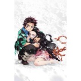 Poster Demon Slayer - Tanjiro &amp; Nezuko Snow (91.5x61), GB Eye