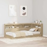 Tăblie de depozitare cu raft Stejar sonoma 75 cm Lemn compozit