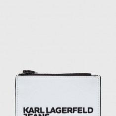 Karl Lagerfeld Jeans portofel culoarea alb