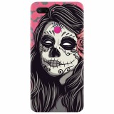 Husa silicon pentru Xiaomi Mi 8 Lite, Mexican Girl Skull