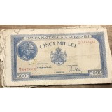 (BNK A) Romania bancnota 5000 lei 10 Octombrie 1944