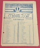Program meci fotbal PETROLUL Ploiesti - FC OLT 26.10.1986