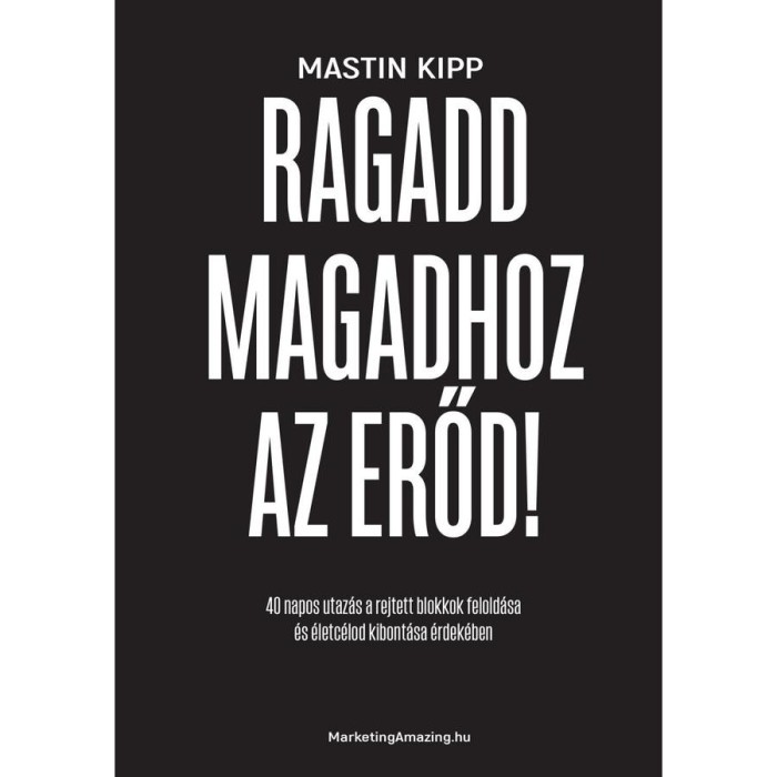 Ragadd magadhoz az erőd! - 40 napos utaz&aacute;s a rejtett blokkok felold&aacute;sa &eacute;s &eacute;letc&eacute;lod kibont&aacute;sa &eacute;rdek&eacute;ben - Mastin Kipp