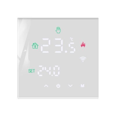 Termostat Wi-Fi pentru incalzirea termica pe gaz BeOk TGW60-WIFI-WPB SmartElectro IntelligentHouse foto