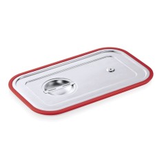 Capac Inox GN 1/1 cu Garnitura Silicon &ndash; pentru Transport