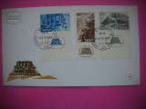 HOPCT PLIC S FDC 1917 CETATEA / PALATUL MASADA 1965 ISRAEL, America Centrala si de Sud, Transporturi