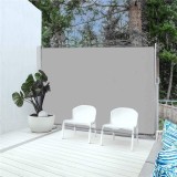 Paravan lateral pentru intimitate, extensibil, sistem fixare inclus, 180x350cm, gri deschis Household NewTrend