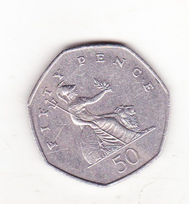 bnk mnd Marea Britanie Anglia 50 pence 2006 foto