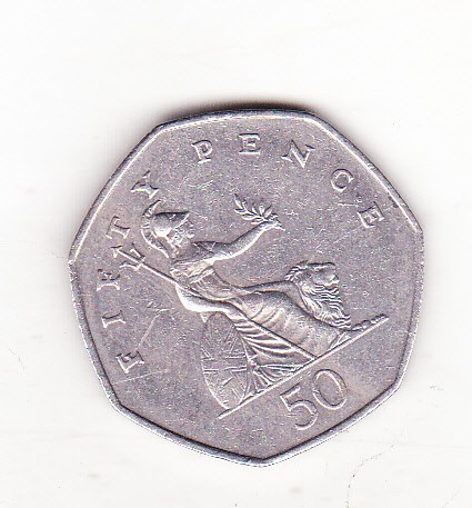 bnk mnd Marea Britanie Anglia 50 pence 2006