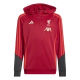 FC Liverpool hanorac cu glugă pentru copii Track red - 128