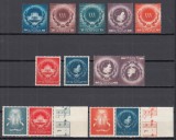 ROMANIA 1946 LP 193 LP 193 a - 25 DE ANI DE LA INFIINTARE FILARMONICA SERIE VINIETA+TETE-BECHE STARE MNH, Nestampilat
