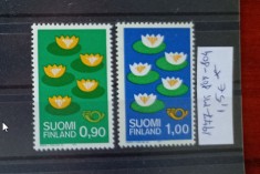 TS21 - Timbre serie Soumi-Finland - Finlanda - 1977 Mi803-804