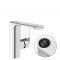 Baterie pentru baie Rea Mils LCD Chrom low